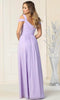 Cold Shoulder Formal Gown - May Queen MQ1848