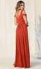 Cold Shoulder Formal Gown - May Queen MQ1848