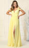 Cold Shoulder Formal Gown - May Queen MQ1848