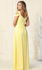 Cold Shoulder Formal Gown - May Queen MQ1848