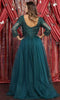 Embroidered V-Neck A-Line Formal Gown - May Queen MQ1880