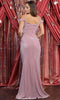 Glittered Cold Shoulder Evening Gown - May Queen MQ1893