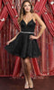 Glitter Lace Up Cocktail Dress - May Queen MQ1907