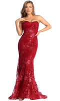 Embroidered Sheath Evening Dress - May Queen MQ1921 sheerdreamz Embroidered Sheath Evening Dress - May Queen MQ1921 sheerdreamz