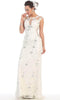 Jewel Neck Cap Sleeves Evening Gown - May Queen RQ7295