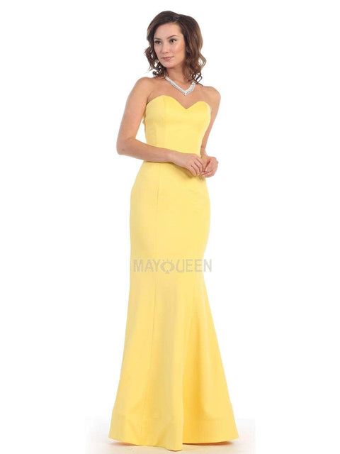 Fitted Sweetheart Trumpet Gown - May Queen RQ7305