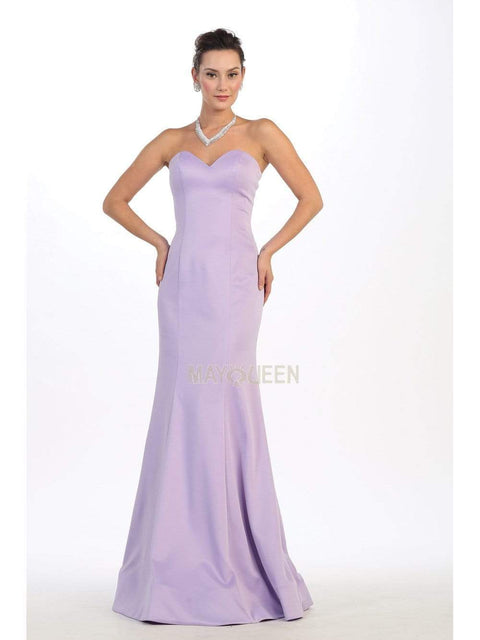 Strapless Sweetheart Trumpet Gown - May Queen RQ7305