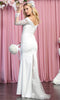 Off-shoulder Sweetheart Neck Wedding Gown - May Queen RQ7910