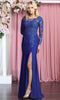 Long Sleeve Formal Dress - May Queen RQ7913