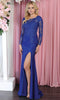 Long Sleeve Formal Dress - May Queen RQ7913