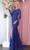 Long Sleeve Formal Dress - May Queen RQ7913