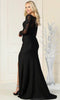 Long Sleeve Formal Dress - May Queen RQ7913