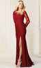 Long Sleeve Formal Dress - May Queen RQ7913