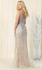 Beaded Sleeveless Evening Dress - May Queen RQ7931