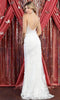 Floral Applique Prom Dress - May Queen RQ7932