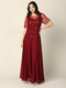Beaded Long Formal Chiffon Gown for the Mother of the Bride