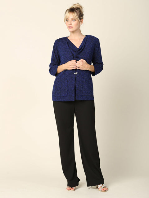 Mother of the Bride And Groom Formal Jacket Pant Suit