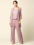 Mother of the Bride and Groom Formal Jacket Pant Suit