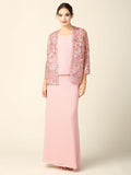 Long Formal Jacket Dress for the Mother of the Bride sheerdreamz Long Formal Jacket Dress for the Mother of the Bride sheerdreamz