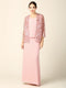 Long Formal Jacket Dress for the Mother of the Bride