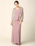 Long Formal Jacket Dress for the Mother of the Bride sheerdreamz Long Formal Jacket Dress for the Mother of the Bride sheerdreamz