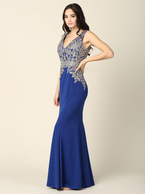 Mother of the Bride And Groom Long Formal Sleeveless Dress