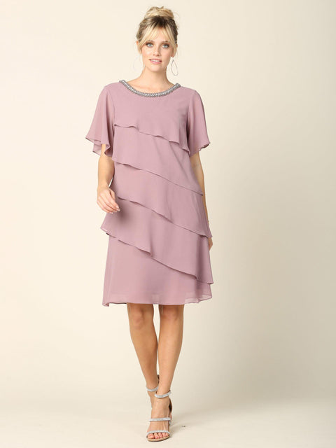 Short Cocktail Dress for Mother of the Bride