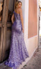 Nox Anabel A1377 - Fringed Accent Prom Evening Dress