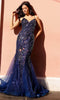 Nox Anabel C1416 - Sequin Pattern Prom Dress