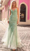 Nox Anabel C1416 - Sequin Pattern Prom Dress