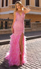 Nox Anabel C1422 - Feathered Trumpet Prom Dress