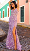 Nox Anabel C1458 - Paillette Deep V-Neck Prom Dress