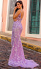 Nox Anabel C1458 - Paillette Deep V-Neck Prom Dress