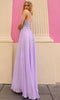 Nox Anabel C1462 - Floral Embroidered V-Neck Prom Dress