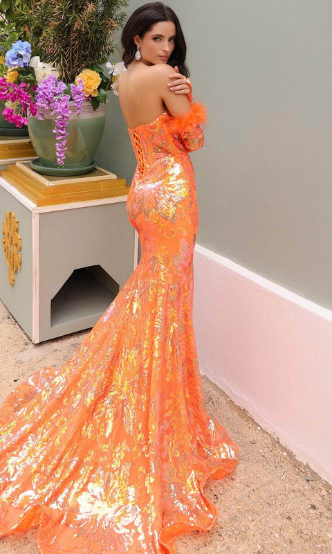Nox Anabel D1269 - Sequin Corset Prom Dress
