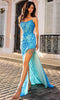 Nox Anabel D1465 - Sheath Prom Dress with Slit