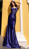 Nox Anabel E1292 - Draped Sheath Prom Dress