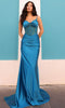 Nox Anabel E1292 - Draped Sheath Prom Dress