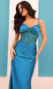 Nox Anabel E1292 - Draped Sheath Prom Dress