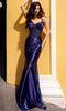 Nox Anabel E1292 - Draped Sheath Prom Dress