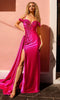 Nox Anabel E1451 - Cold Shoulder Ruched Prom Dress