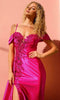 Nox Anabel E1451 - Cold Shoulder Ruched Prom Dress