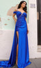 Nox Anabel E1451 - Cold Shoulder Ruched Prom Dress