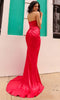 Nox Anabel F1380 - Draped Slit Prom Dress