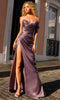 Nox Anabel F1381 - Draped Wrap Prom Dress