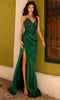 Nox Anabel F1466 - Bejeweled V-Neck Prom Dress