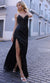 Nox Anabel F1466 - Bejeweled V-Neck Prom Dress