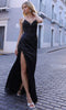 Nox Anabel F1466 - Bejeweled V-Neck Prom Dress