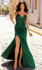 Nox Anabel F1466 - Bejeweled V-Neck Prom Dress