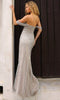 Nox Anabel F1468 - Plunging Sweetheart Beaded Prom Dress